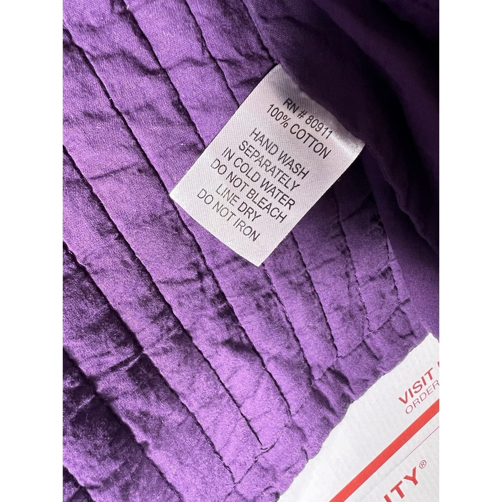 Vintage Patchwork Reversible Jacket Coat Colorblock‎ Artsy Chore 90s Boho Sz 1x - Picture 7 of 10